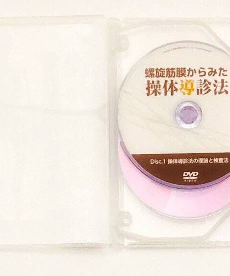 螺旋筋膜からみた操体導診法　波田野征美