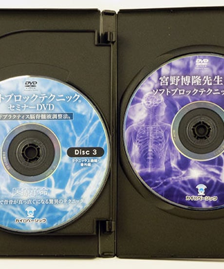 【ソフトブロックテクニックセミナー】宮野博隆 整体 手技DVD カイロベーシック