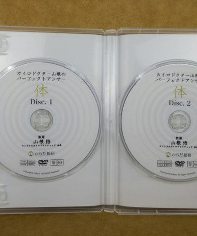 カイロドクター山根のパーフェクトアンサー 体 DVD 山根悟