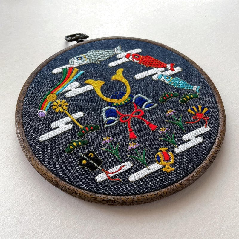 端午の節句刺繍飾りのPDF図案と説明 | hironoc 端午の節句刺繍飾りのPDF図案と説明 | hironoc