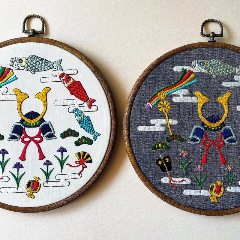 端午の節句刺繍飾りのPDF図案と説明 | hironoc 端午の節句刺繍飾りのPDF図案と説明 | hironoc