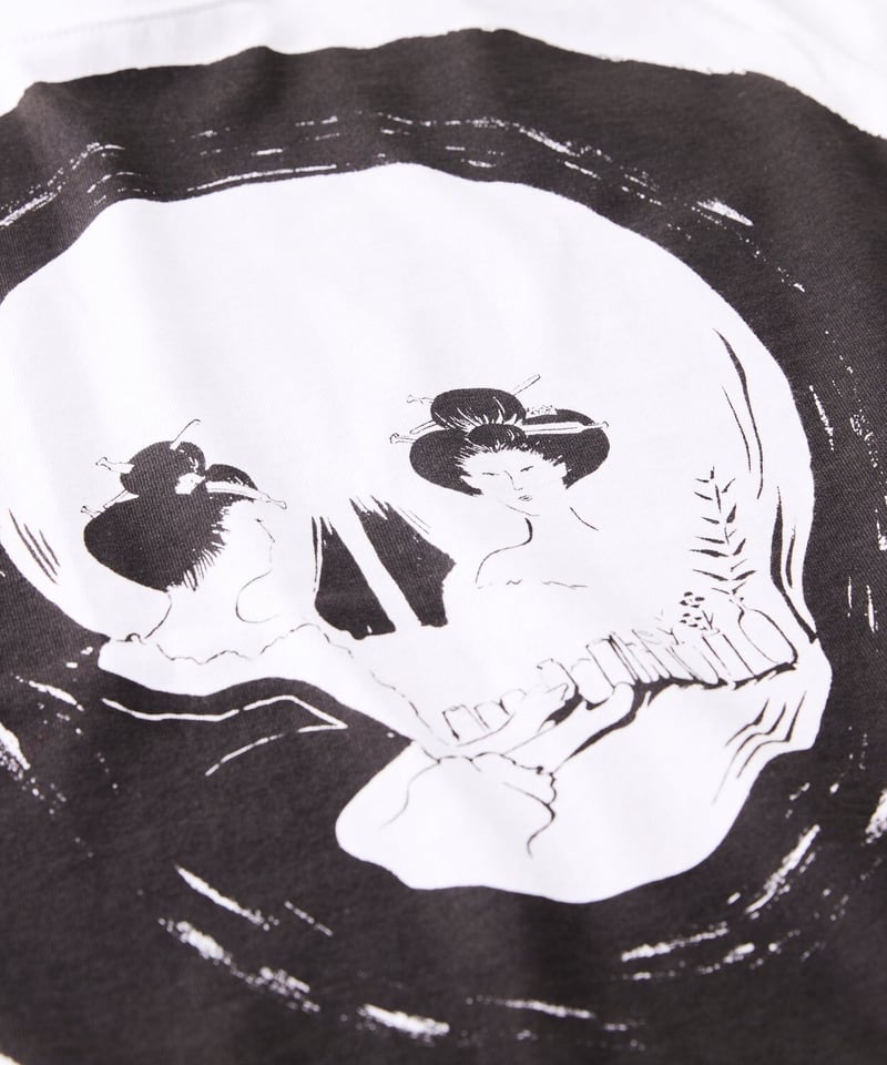 T-shirt 鏡の女髑髏風 GIRL IN THE MIRROR | 西岡ペンシル | 公式