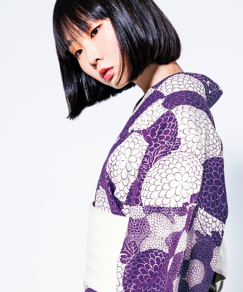 ポンポン菊 POMPON CHRYSANTHEMUM / 紫 / KAPUKI × NISHI