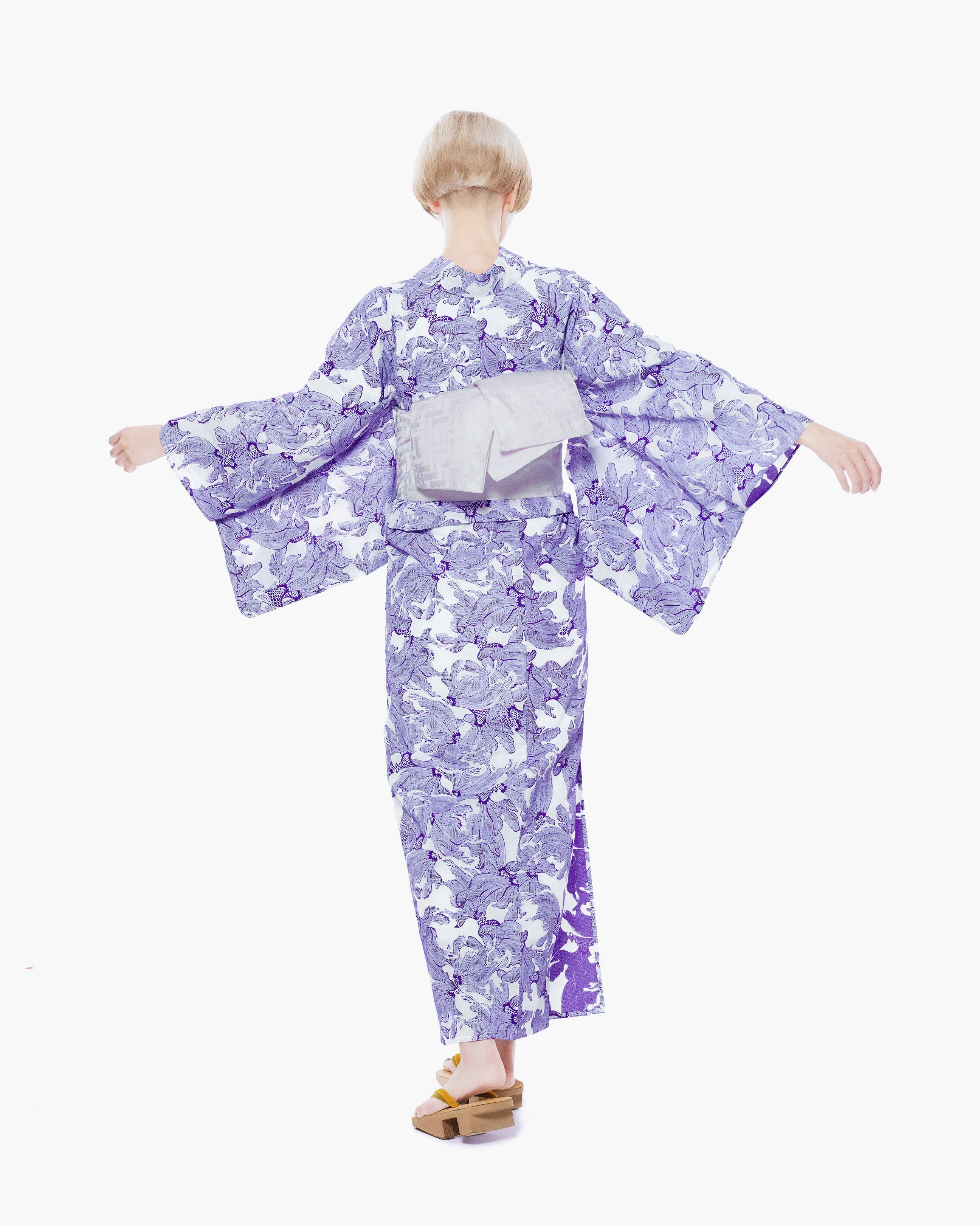 半巾帯 籠綾文 Basket Twill / 白 | 西岡ペンシル | 公式オンラインストア