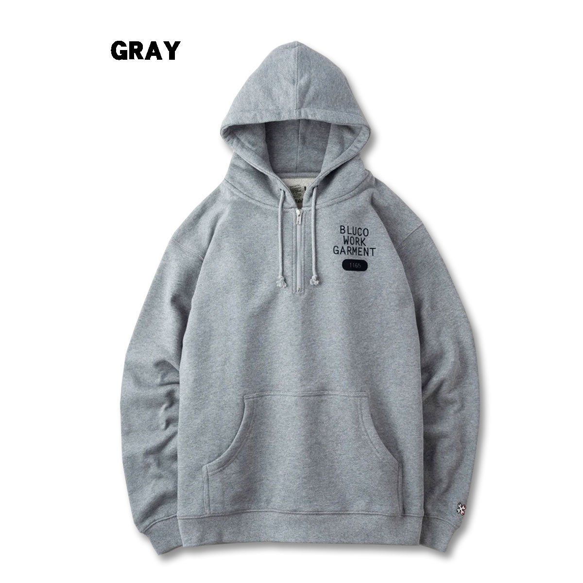 BLUCO(ブルコ) OL-13-015 HEAVY PILE SWEAT HALF ZIP 