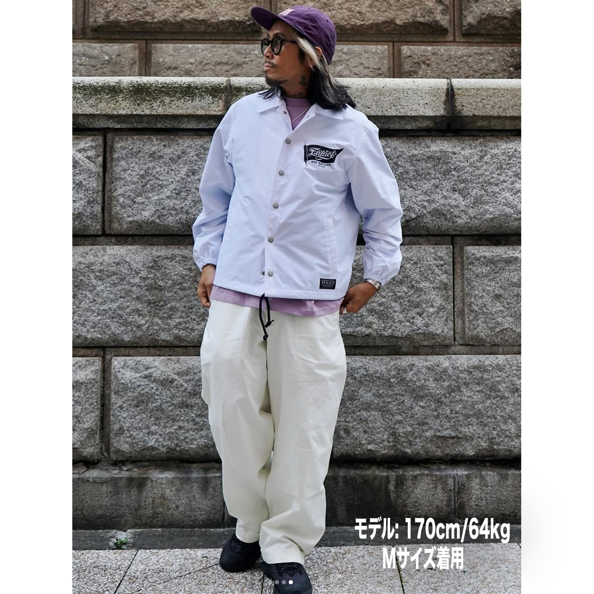 EVILACT(イーブルアクト) FLAG WIND BREAKER 2色(Black/Whi