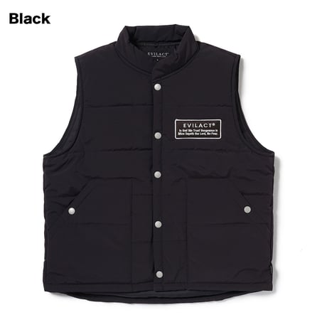 EVILACT(イーブルアクト) 2LAYER PD VEST 3色(Black/Navy/Blue)