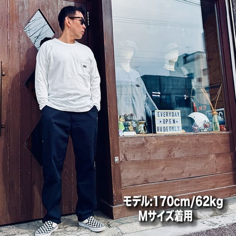 BLUCO(ブルコ) OL-12-026 ドライコットン ラグラン ポケットTシャツ L/S -BLC- 4色(BLACK/CHARCOAL/H.GRAY/WHITE)