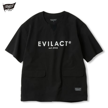 セールプライス!! EVILACT(イーブルアクト) CHEMICAL S/S ブラック