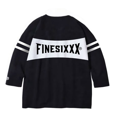 FINESIXXX(ファインシックス) FOOTBALL SEVEN SLEEVES 2色(ブラック/ホワイト)