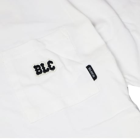 BLUCO(ブルコ) OL-22-022 ドライコットン ポケットTシャツ -BLC- 4色(BLACK/CHARCOAL/H.GRAY/WHITE)