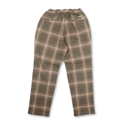 ☆セールプライス20%OFF!! BLUCO(ブルコ) OL-41-044 OMBRE CHECK WARM EASY PANTS 2色(BLACK/BROWN)