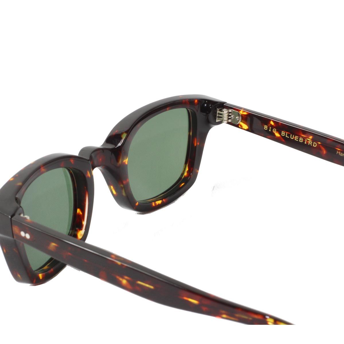 UNCROWD(アンクラウド) BIG BLUEBIRD べっ甲フレームxグリーンレンズ