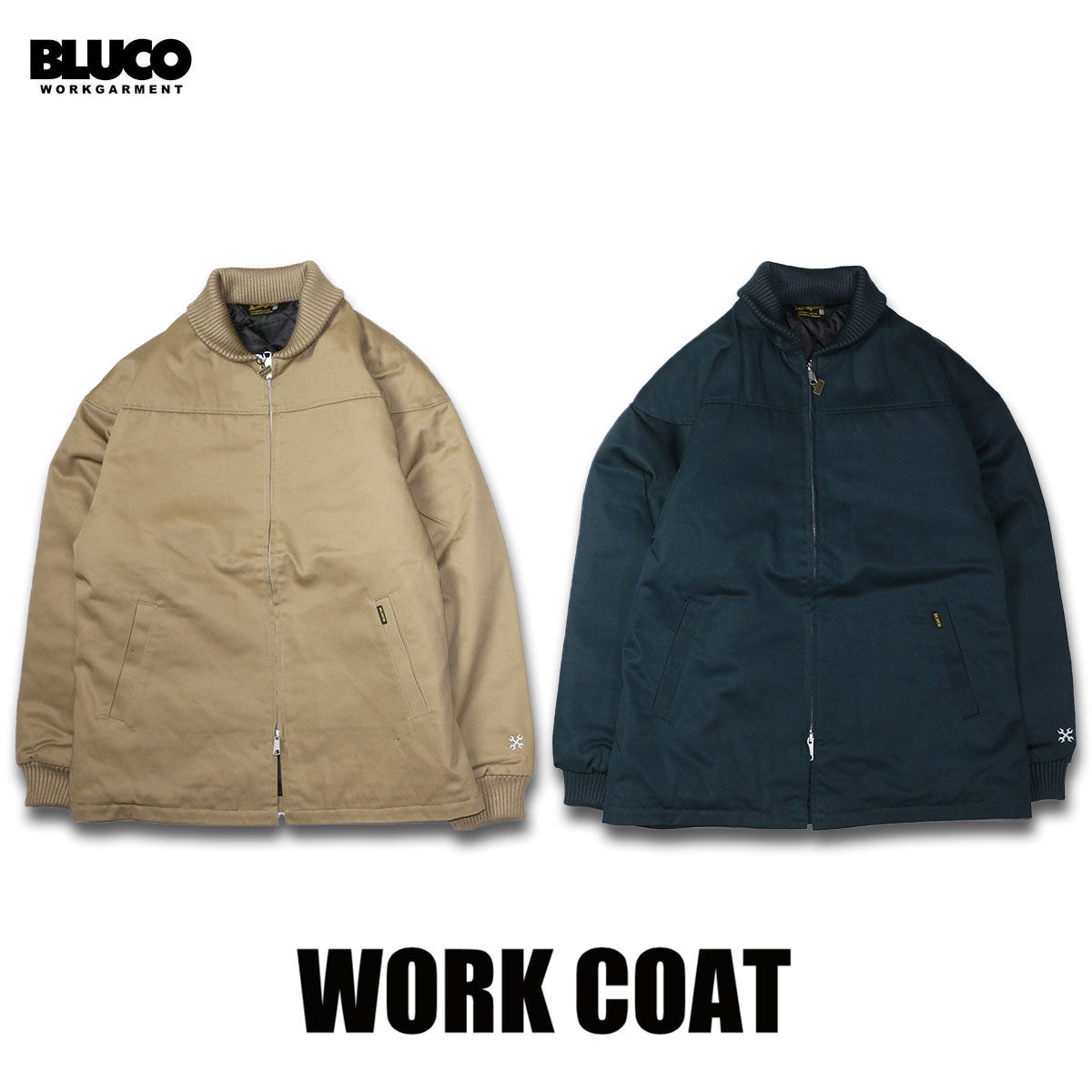 ブルコ BLUCO WORK COAT OL-056-022 BLACK