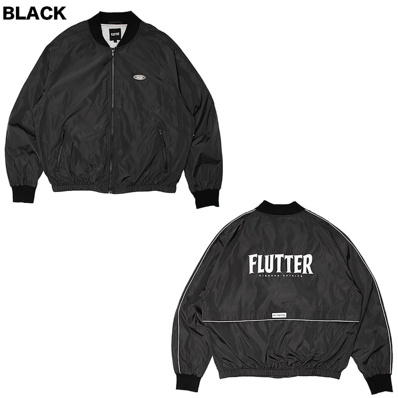 FLUTTER(フラッター) OG LOGO BOMBER JACKET 3色(BLACK/S