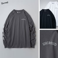 UNCROWD(アンクラウド) UC-2202 PRINT L/S TEE 3色(CHL/WHT/BLK)