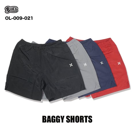 ☆セールプライス!!☆BLUCO(ブルコ) OL-009-021 BAGGY SHORTS 全4色(バーガンディ・ブラック・グレー・ネイビー)