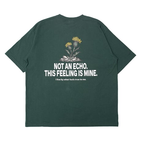 FLUTTER(フラッター) USA Cotton Graphic Tee 3色(NATURAL/SUMI/GREEN)