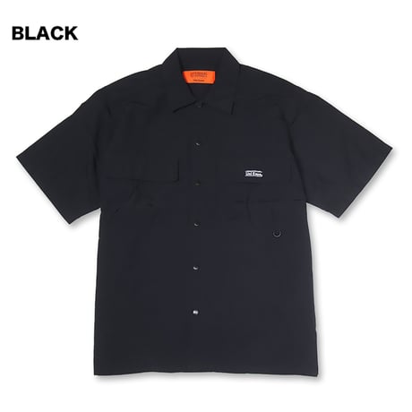 UNIVERSAL OVERALL(ユニバーサルオーバーオール) Uni Ease Work Shirt 2色(BLACK・ICE BLUE)