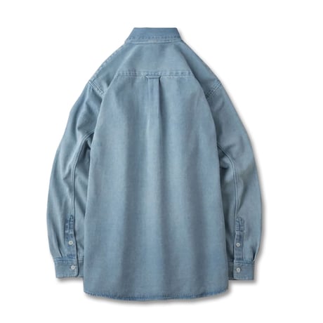 BLUCO(ブルコ) OL-11-002 8OZ DENIM B/D SHIRTS 3色(BLACK/MEDIUM INDIGO/LIGHT INDIGO)
