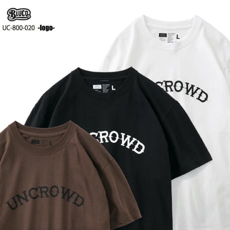 ☆セールプライス!!☆UNCROWD(アンクラウド) UC-800-020 -logo- 全3色(ブラック・ホワイト・ブラウン)