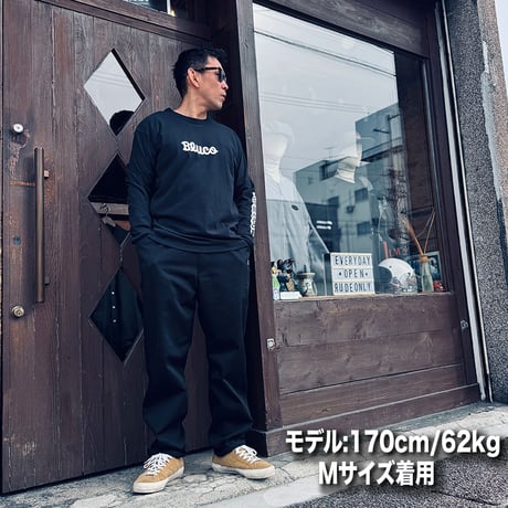 BLUCO(ブルコ) OL-12-024 ドライコットン Tシャツ L/S -Artwork by JACK-O’ ART WORKS- 4色(BLACK/CHARCOAL/H.GRAY/WHITE)