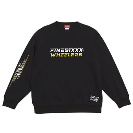 FINESIXXX(ファインシックス) FINE-FLAG GRAPHIC SWEAT 2色(ブラック/グレー)