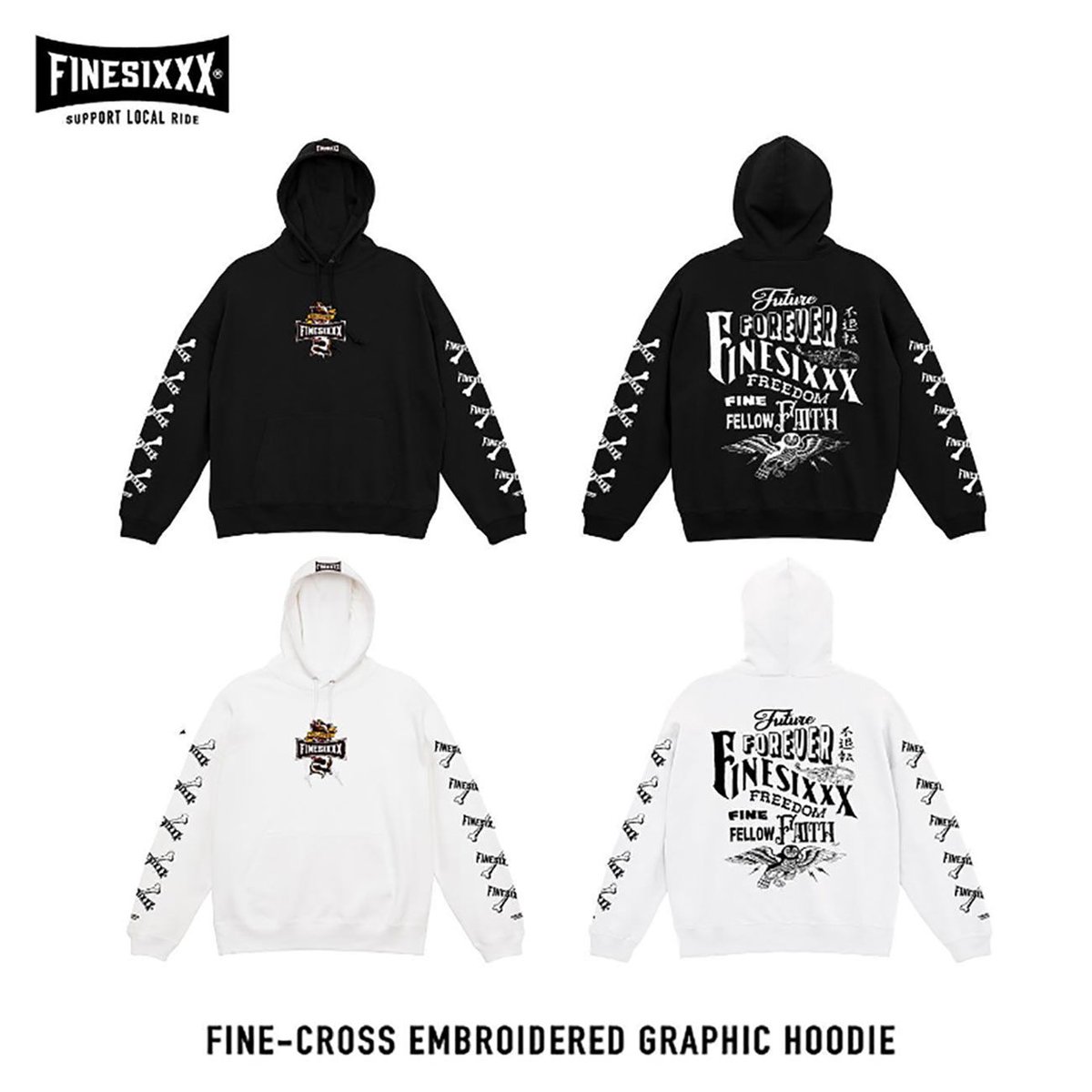 FINESIXXX(ファインシックス) FINE-CROSS EMBROIDERED GRAP