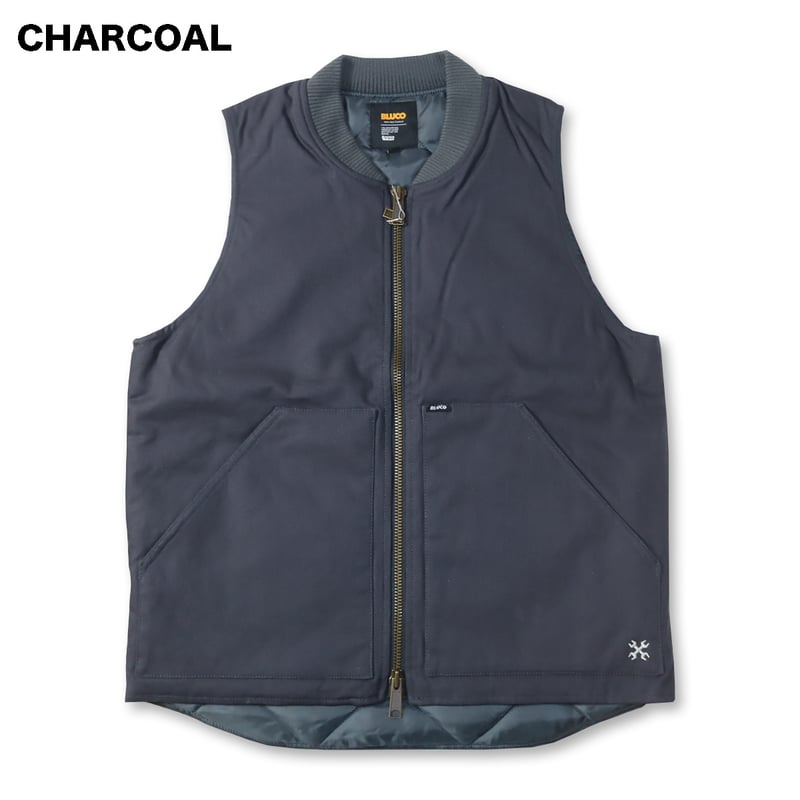 BLUCO(ブルコ) OL-1358 V-VEST S.GRY BLUCO（ブルコ） ☆セールプライス!!☆ OL-1358 V-VEST 3色(L.GRY/BLK