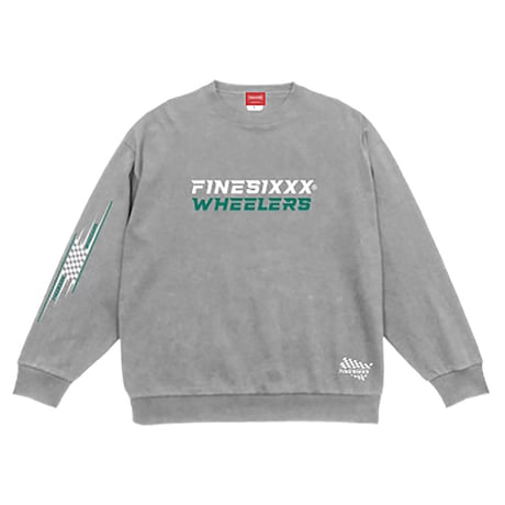 FINESIXXX(ファインシックス) FINE-FLAG GRAPHIC SWEAT 2色(ブラック/グレー)