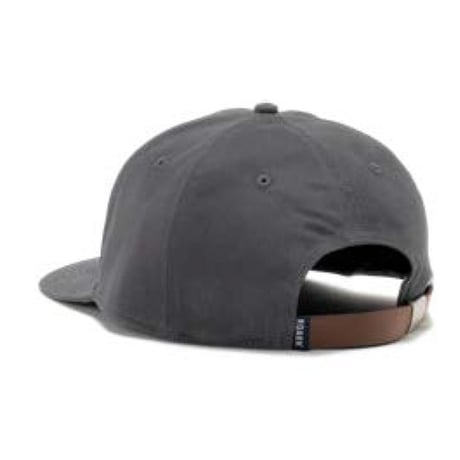 ROARK(ロアーク) RESISTANT TWILL 6PANEL CAP-MID BLACK/GRAY