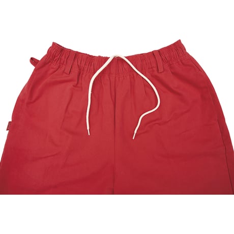 FLUTTER(フラッター) The Holiday- Comfy fit- Cotton Twill Easy Pants 4色(BLACK/WHITE/PURPLE/RED)