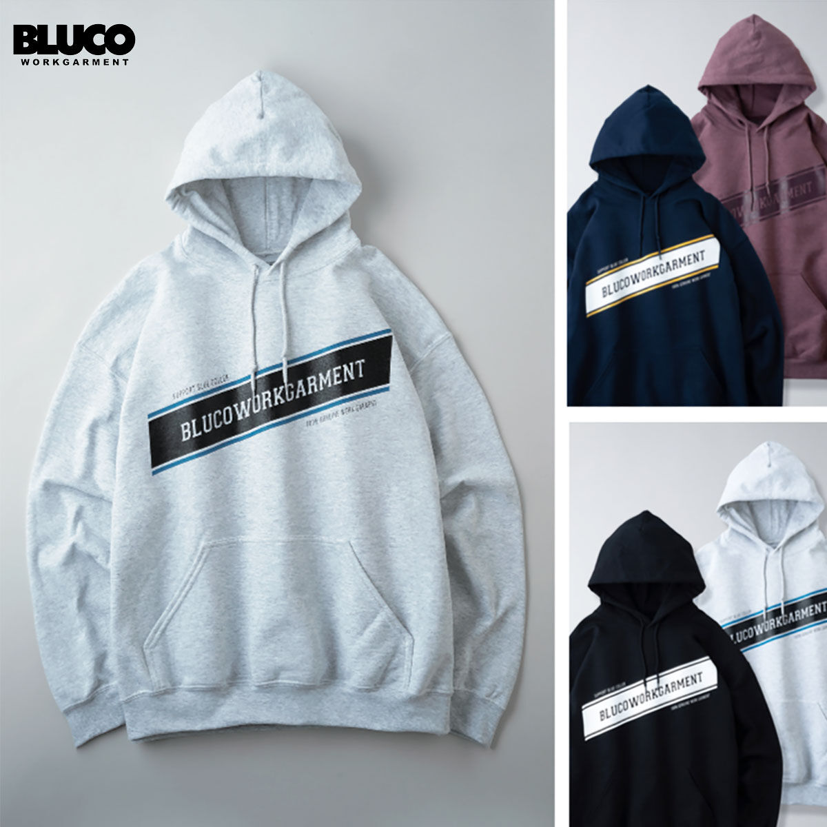 BLUCO(ブルコ) OL-915-022 SWEAT HOODIE -ENTERPRISE-...