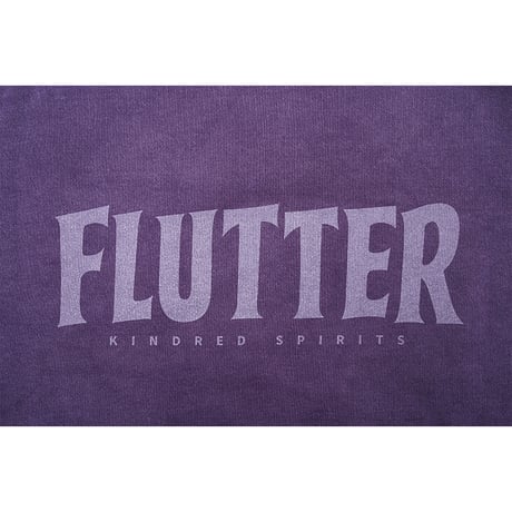 ☆セールプライス!! FLUTTER(フラッター) Pigment Dye B/S OG logo Sweat 4色(SUMI/GREEN/YELLOW/PURPLE)