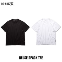 ROARK(ロアーク) REUSE 2PACK TEE(BLACK/WHITE)