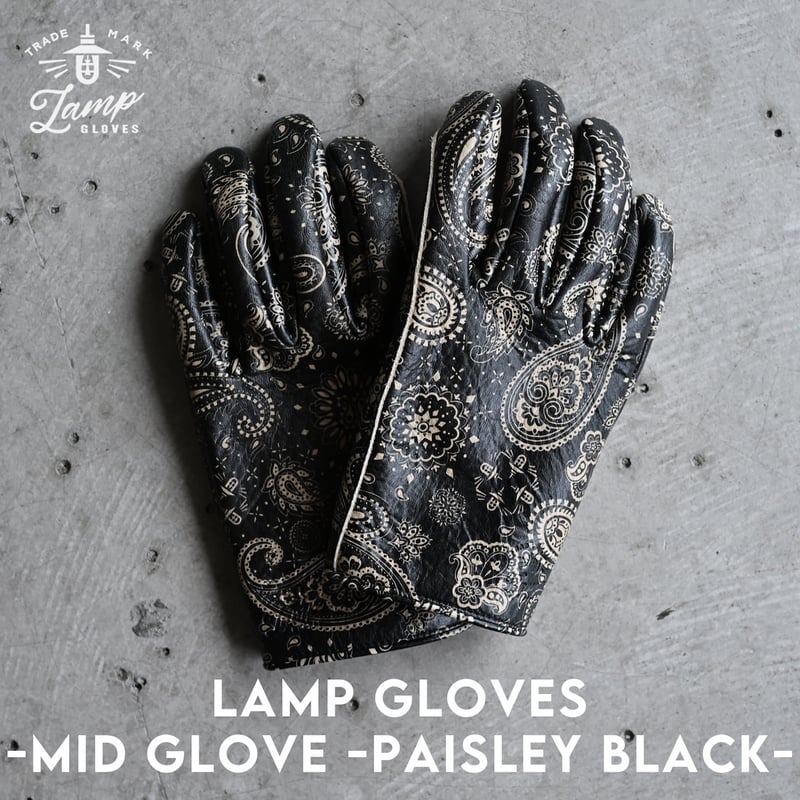 LAMP GLOVES -UTILITY GLOVE MID- PAISLEY BLACK |