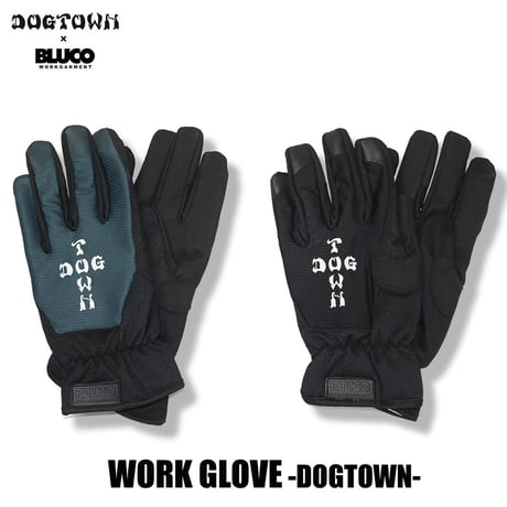BLUCO(ブルコ) OL-302DT WORK GLOVE -DOGTOWN- 2色(ブラック・ネイビー)