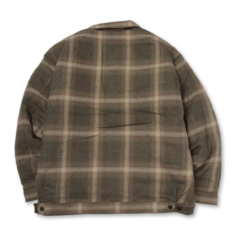 ☆セールプライス20%OFF!!&送料サービス中☆ BLUCO(ブルコ) OL-31-038 OMBRE CHECK WINTER WORK JACKET 2色(BLACK/BROWN)