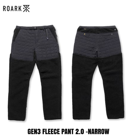 【先行予約受付中!!】10月中旬入荷予定ROARK(ロアーク) GEN3 FLEECE PANT 2.0 -NARROW