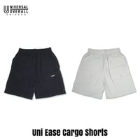 UNIVERSAL OVERALL(ユニバーサルオーバーオール) Uni Ease Cargo Shorts 2色(BLACK/ICE BLUE)