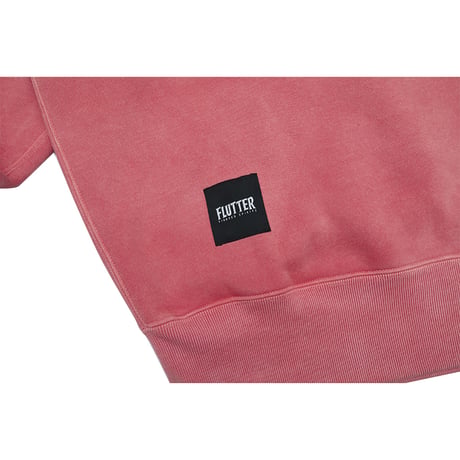 ☆セールプライス!! FLUTTER(フラッター) Pigment Dye B/S OG logo Sweat 2色(Dullness Blue/Dullness Pink)
