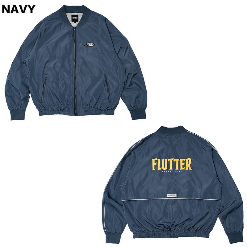 FLUTTER(フラッター) OG LOGO BOMBER JACKET 3色(BLACK/S