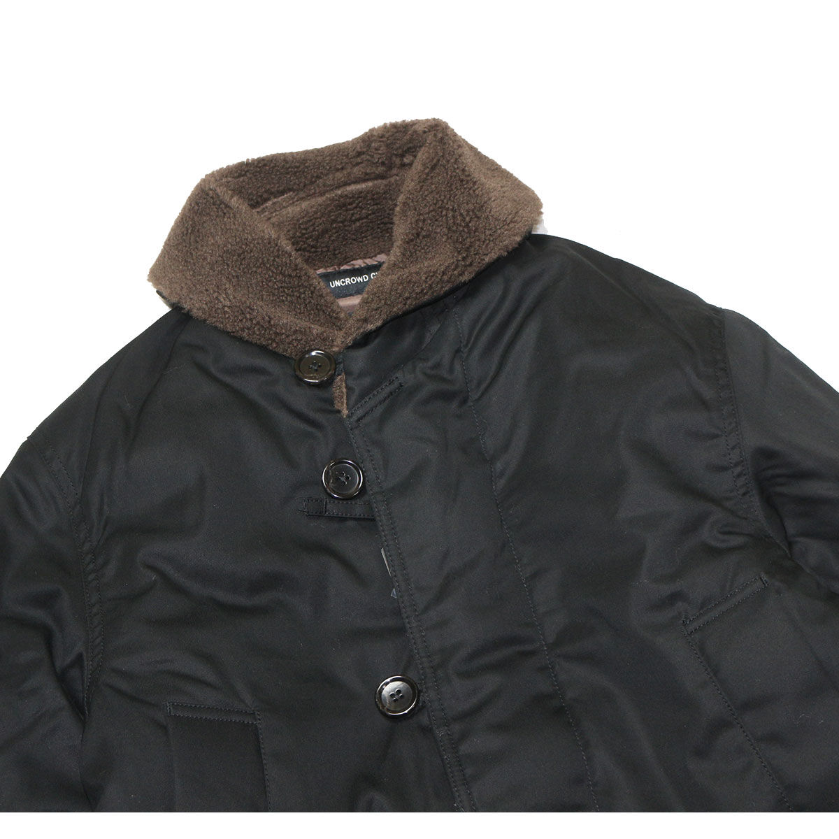 UNCROWD(アンクラウド) UC-114-022 JEEP COAT 2色(BLK/KHK...