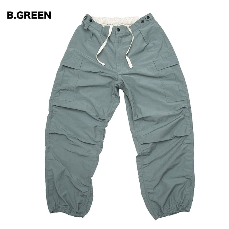 ワークパンツ/カーゴパンツ FLUTTER FLUTTER(フラッター) T/C Track Cargo Pants 3色(B.GREEN