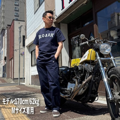 ROARK(ロアーク) MEDIEVAL LOGO 14oz H/W TEE 2色(NAVY/WHITE)
