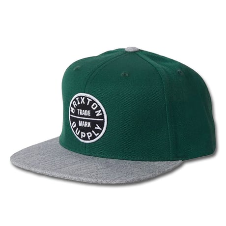 ☆セールプライス!! BRIXTON(ブリクストン) OATH III SNAPBACK PINE NEEDLE/DARK HEATHER GREY
