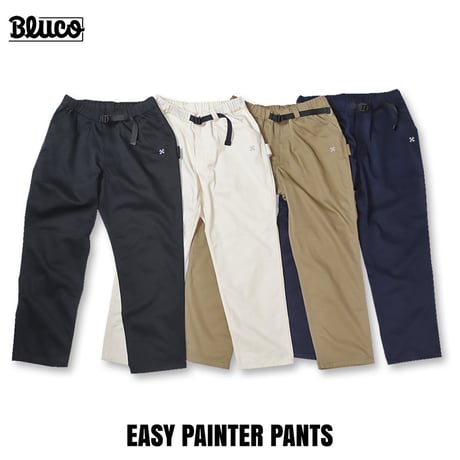 BLUCO(ブルコ) OL-41-052 レギュラー加工 イージーペインターパンツ 4色(BLACK/IVORY/KHAKI/NAVY)