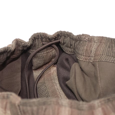 ☆セールプライス20%OFF!! BLUCO(ブルコ) OL-41-044 OMBRE CHECK WARM EASY PANTS 2色(BLACK/BROWN)