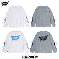 EVILACT(イーブルアクト) FLAG-261 LS 2色(WHITE/LIGHT BLUE)