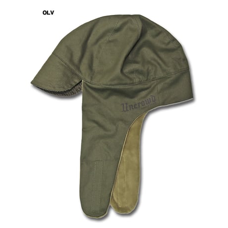 UNCROWD(アンクラウド) UC-2400 BOMBER CAP 2色(BLK/OLV)